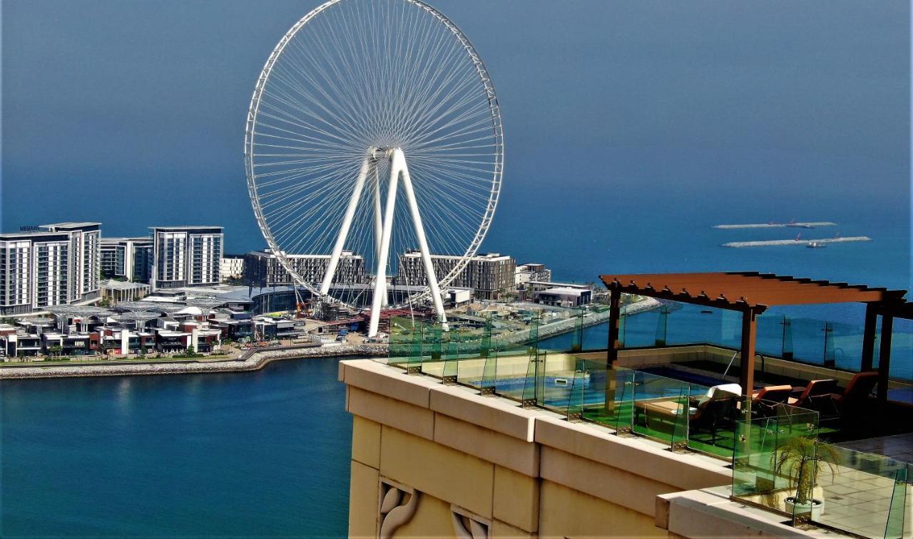 Jbr Penthouse With Terrace Pool Apartment Dubai Luaran gambar
