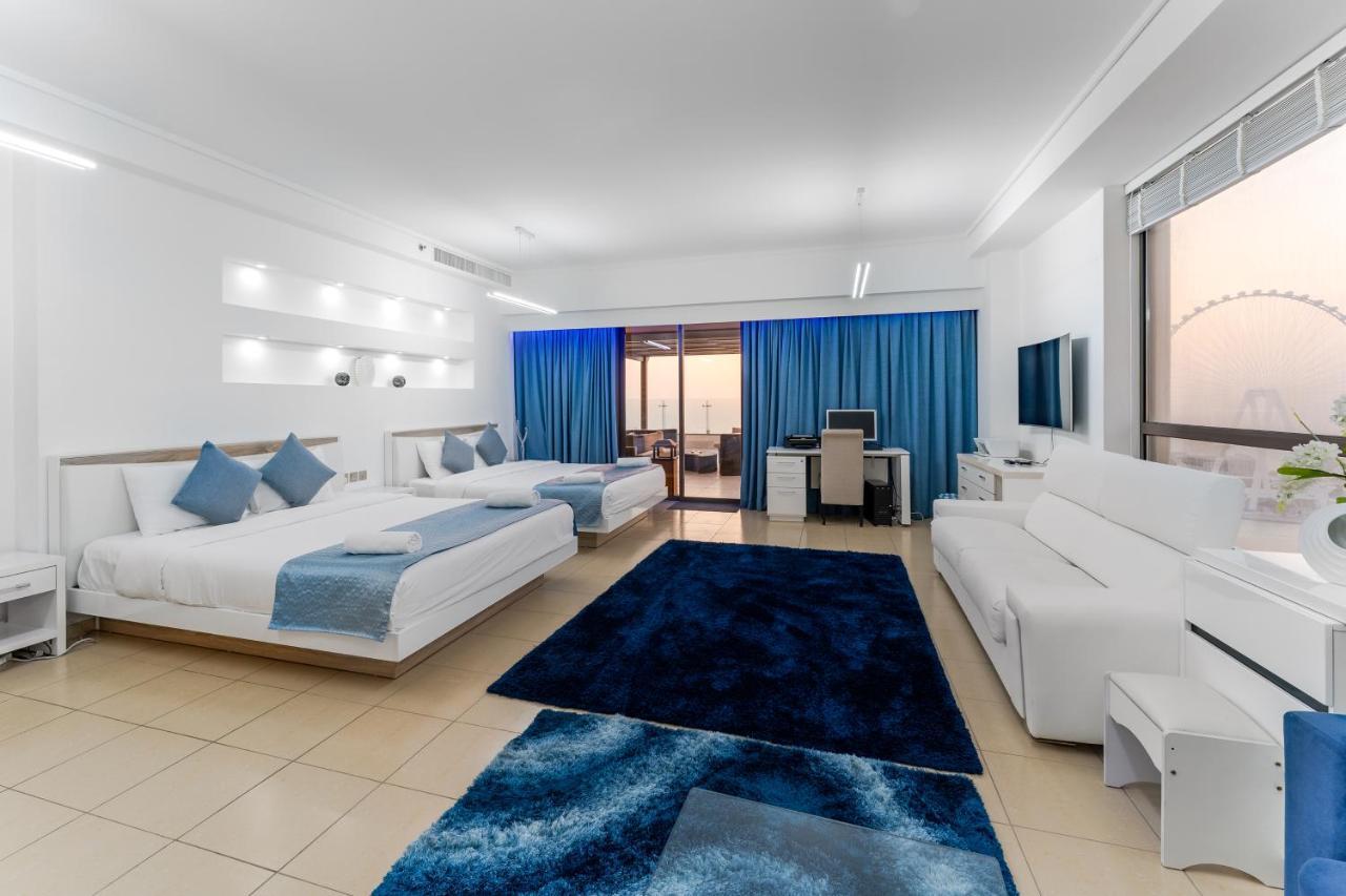 Jbr Penthouse With Terrace Pool Apartment Dubai Luaran gambar