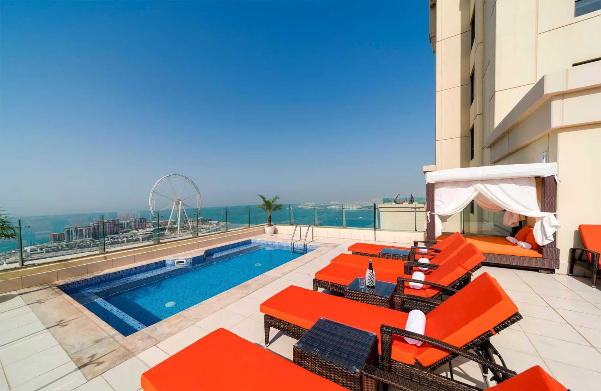 Jbr Penthouse With Terrace Pool Apartment Dubai Luaran gambar