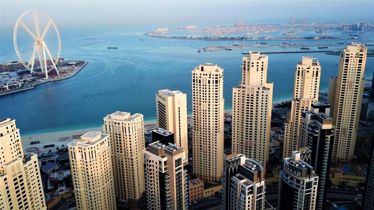 Jbr Penthouse With Terrace Pool Apartment Dubai Luaran gambar
